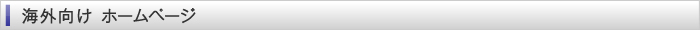 海外向けホームページ